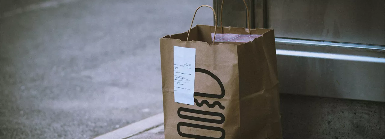 Livraison de repas au travail 