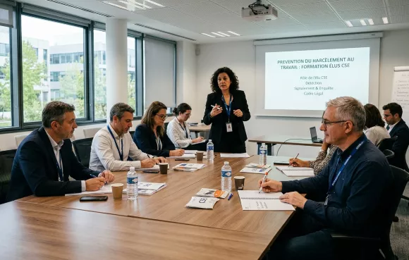 Une formation destinée aux élus de CSE sur le harcèlement en entreprise 