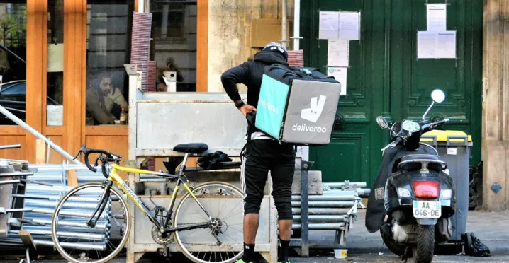 Le paiement en ligne est disponible sur Deliveroo