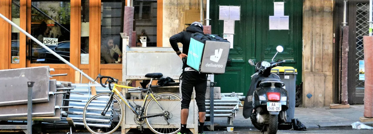 Le paiement en ligne est disponible sur Deliveroo