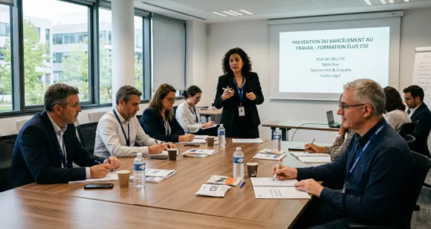 Une formation destinée aux élus de CSE sur le harcèlement en entreprise