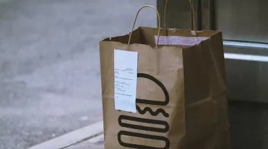 Livraison de repas au travail