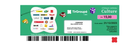 Chèque culture Tirgroupé